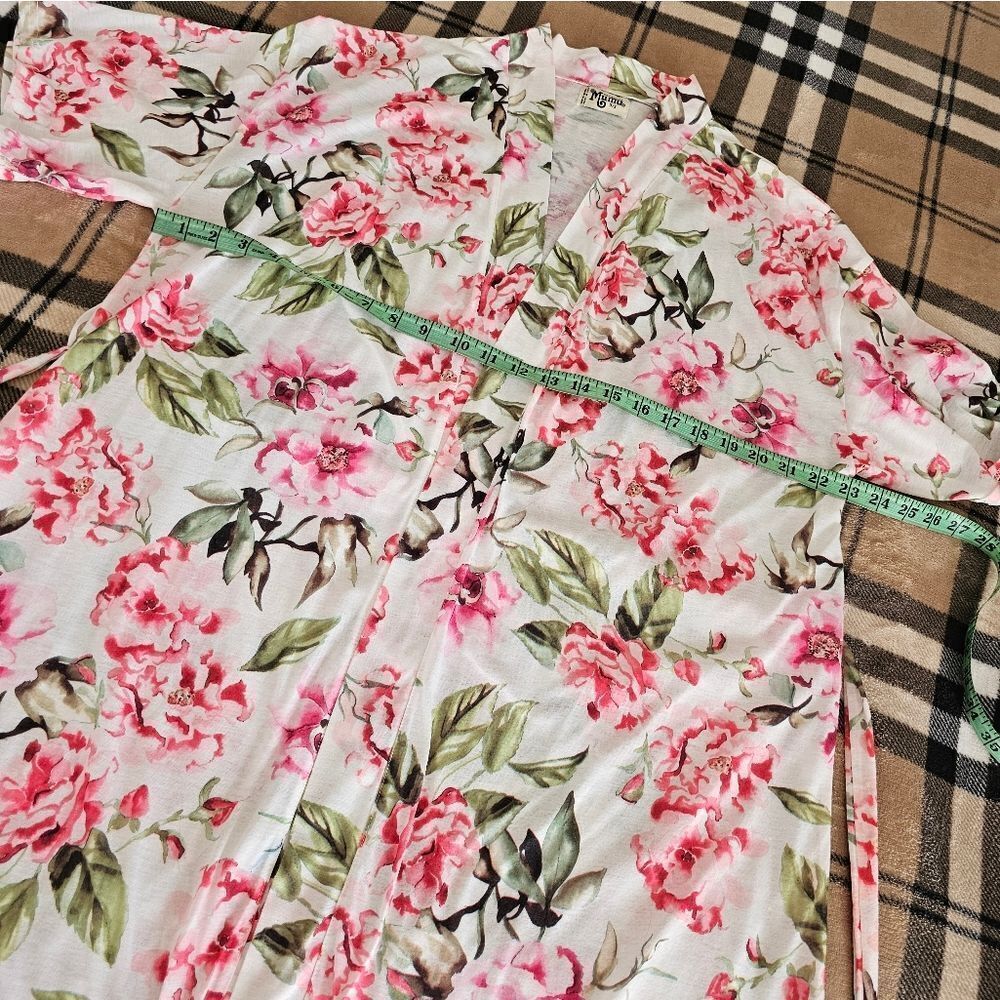 Floral Women's Robe - Picture 6 of 7